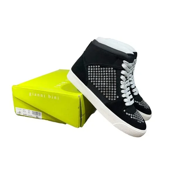 Gianni Bini Shoes Gianni Bini Evie Rhinestone Ankle Sneakers
